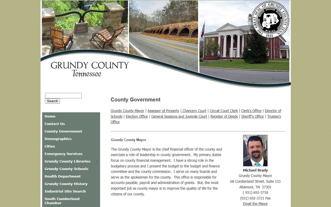 Grundy County Felony Records county officials image