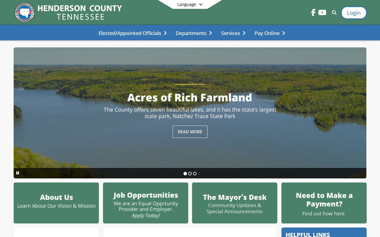 Henderson County Felony Records county government page