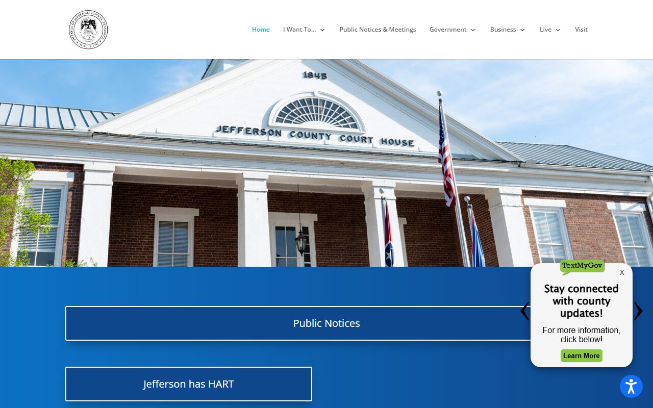 Jefferson County Felony Records county government image