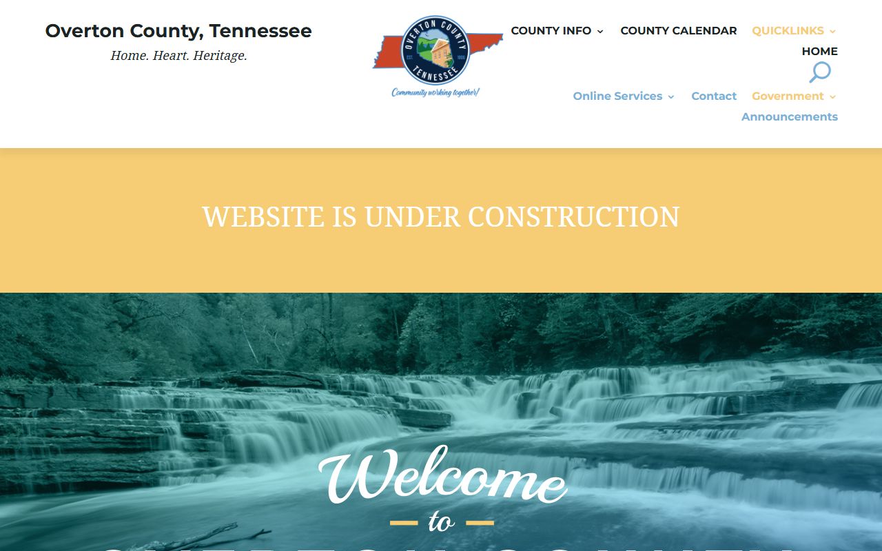 Overton County Felony Records county government page