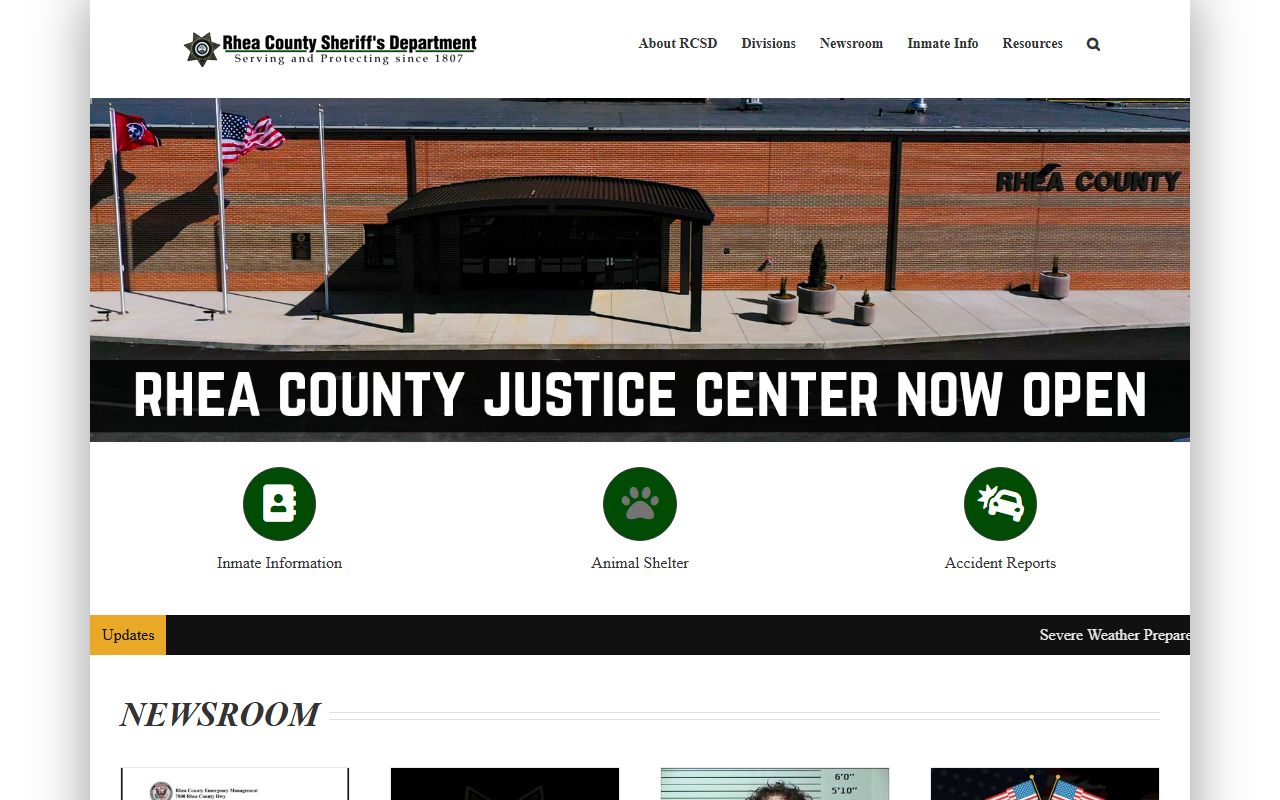 Rhea County Felony Records county government page