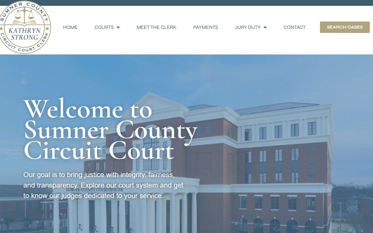 Sumner County Felony Records county courts image