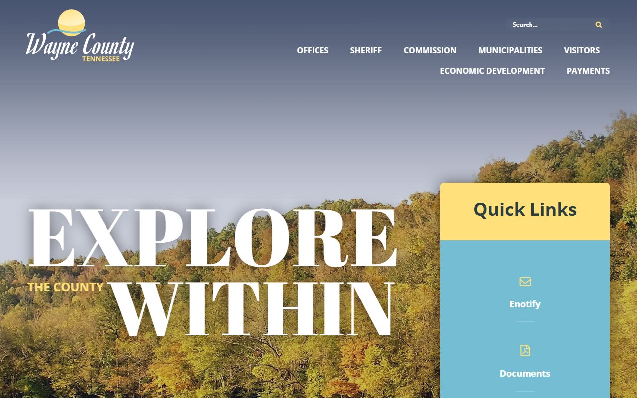 Wayne County Felony Records county government page